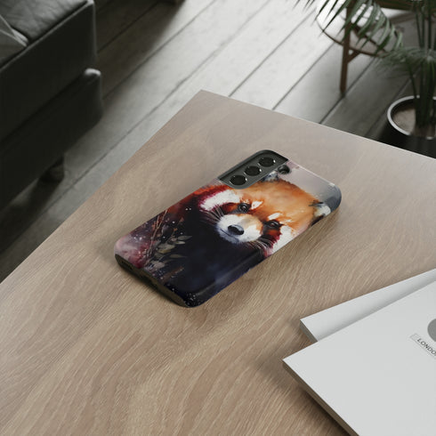 Red Panda in Watercolor - Impact Resistant Phone Case
